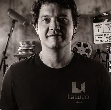 Diretor no set de filmagem