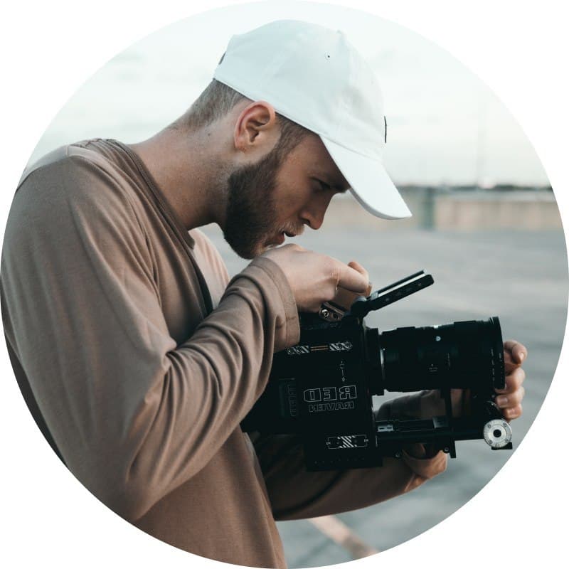Diretor no set de filmagem